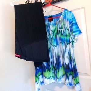 Maternity pants,matching blouse